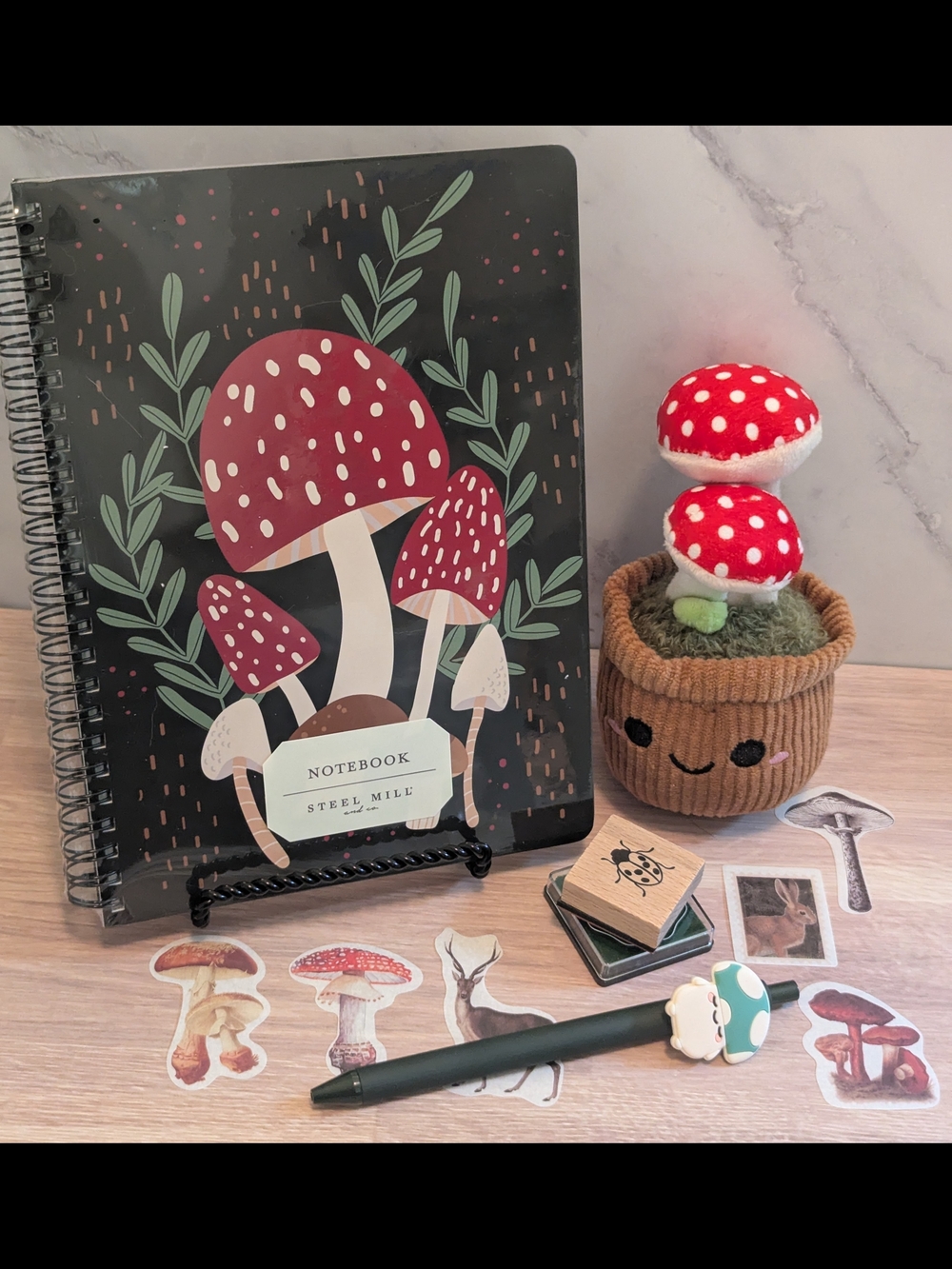 Mushroom Vibes Plush, Notebook & More